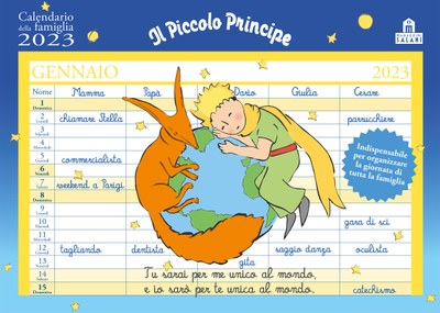 Il Piccolo Principe. Calendario della famiglia 2023